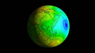 Geoid AnimationMap of Earths Gravity [upl. by Julie]