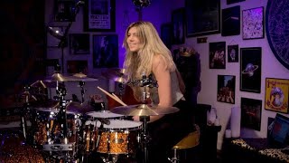 DRUMS ONLY Subdivisions  RUSH Drum Cover  Brooke C [upl. by Idyh]