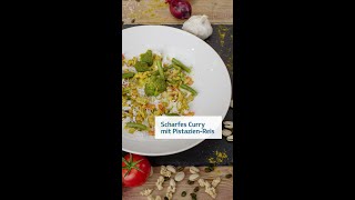 Scharfes Curry mit PistazienReis  Rezepte [upl. by Enaillil]