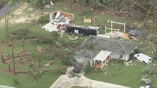 LIVE CAMERA Shows Images of Hurricane Miltons Trail of Devastation [upl. by Kessiah322]