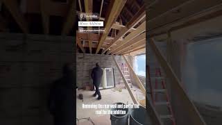 How to remove the exterior walls for a home addition project in Toronto torontobuilder [upl. by Blackstock]