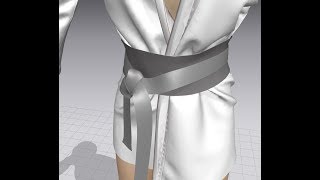 Marvelous Designer knot making [upl. by Yanahc]