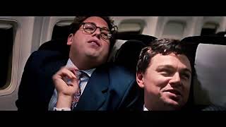 Wolf of Wall Street 4K Scene ∙ Chaos in the Airplane Jordan Belfort Gets Tied Up in His Chair [upl. by Brendis309]