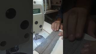 Flat felled seam tutorial  Flat felled seam sewing machine [upl. by Ikin]