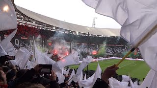 Feyenoord  Ajax 22 januari 2023  sfeer en opkomst spelers [upl. by Hafinah]