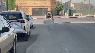 Road repairing procedure in abqaiq City [upl. by Retnyw]