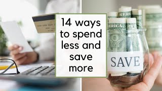 14 Financial Hacks and Mindset Shifts to Spend Less and Save More [upl. by Sergei234]