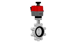 Valworx 5627 Electric Actuated Butterfly Valves Lug Style [upl. by Uy]