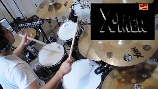 X Men Intro Theme Drum Cover [upl. by Lewak]