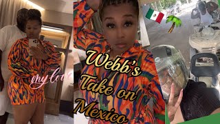 Mr Mrs Webb take on Mexico🇲🇽💃🏽🌴🥂🥃🌮🍬🍮🏎️🎤🏄🏾‍♀️ [upl. by Neleb]