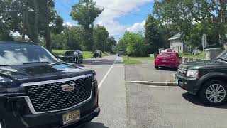 Watch as former Trump adviser Steve Bannon arrives at Danbury prison [upl. by Ardnuat]