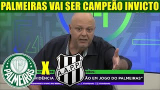 PALMEIRAS VAI SER CAMPEÃO INVICTO PALMEIRAS X PONTE PRETA PAULISTÃO 2024 [upl. by Rednasxela]