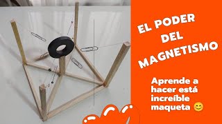 Magnetismo en el agua Experimentos Divertiaula [upl. by Haily]