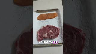 steak and salmon for dinner whatieatinaday reallife intermittentfasting [upl. by Anett]