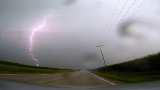 HD Lightning Chasing  Southern Illinois Storms  GoPro Hero3 Black [upl. by Hibben]