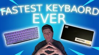 UNBOXING THE WOOTING 60HE FASTEST GAMING KEYBOARD FORTNITE GAMEPLAY [upl. by Acceber397]