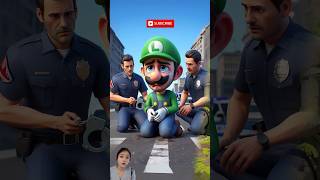 ❤️ Evolution of Luigi  Arrested by Police 😍 Super Mario luigi supermario police cartoons [upl. by Anilok]