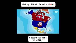 Countryballs  History of North America 3 history america ww2 usa countryballs countryball [upl. by Oicnerolf]