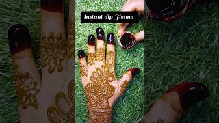 Instant dip hennainstantdiphenna instantmehndi hennatricknewtricktapetrickfingertapetrick [upl. by Dulciana]