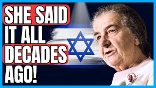 Golda Meir SCHOOLS Reporter On IsraeliArab Conflict ️‍🔥 [upl. by Refotsirc]