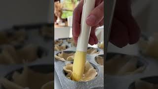 Perfect CreamFilled Pastries Easy Phyllo Tartlets Recipe [upl. by Aknaib]