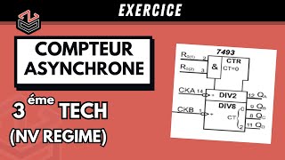 ÉLECTRIQUE ⚡ PART 4  Compteur Asynchrone Exercices sur les Compteurs Asynchrones [upl. by Akinehs]