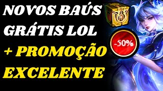 Riot anuncia Baús Grátis  Nova Promoção de Skins do League of Legends [upl. by Fabio]