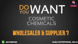 Cosmetic Chemicals by Baba Enterprises Delhi [upl. by Irahc]