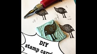 How to make your own rubber stamps tutorial [upl. by Accebber108]