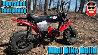 We Build A MB200 Into The Ultimate Mini Bike  Upgraded Everything [upl. by Gabriello]