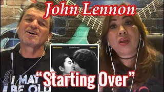 John Lennon  Starting Over  Reaction [upl. by Leelaj255]