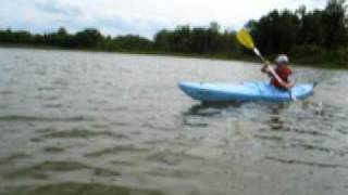 Flyin By in a Perception Carolina 120 XS Kayak [upl. by Alejna]