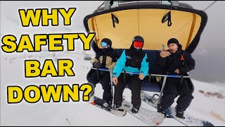 Americans First Time Snowboarding in Europe [upl. by Raddi]