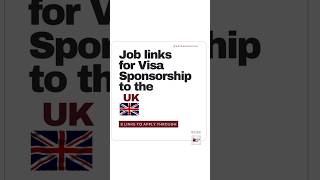 UK job sponsorship [upl. by Venus490]