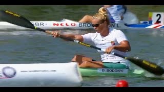 2018 ICF Canoe Sprint World Championships Portugal Womans K1 1000m Final A [upl. by Pietje]