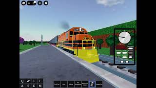 ROBLOX Northern RON 3300 at yodon hill  ro scale sandbox [upl. by Babbette117]