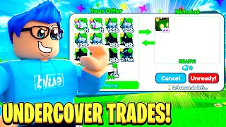 RussoPlays Makes UNDECOVER TRADES In Pet Simulator X AGAIN Roblox [upl. by Odnomra]