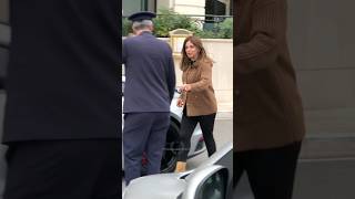 Billionaire Madame tips amp leaves Hotel Paris in her Porsche billionaire monaco luxury lifestyle [upl. by Kruse66]