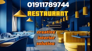 Restaurant Interior Design2024Design And Implement By Creative Interior SolutionContact For Dill [upl. by Lenahc824]