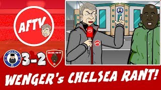 😠WENGER RANT 2 Chelsea 32 Arsenal😠 [upl. by Erbas]