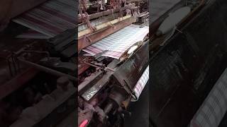 Power loom weaving process trandingshorts power loom youtubeshorts [upl. by Auqinehs]