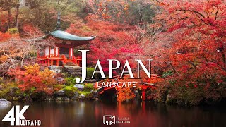 FLYING OVER JAPAN 4K UHD Amazing Beautiful Nature Scenery with Relaxing Music  4K VIDEO ULTRA HD [upl. by Esorlatsyrc]