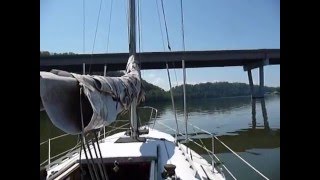 Sailing our new Helms 27 to Watts Bar Lake Tn [upl. by Lark]