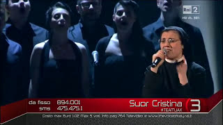 Suor Cristina Uno su mille En la gran final de La Voz Italia [upl. by Russel]