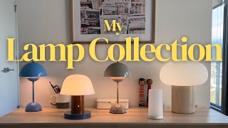 My Lamp Collection  studio apartment mood lighting [upl. by Leunam]