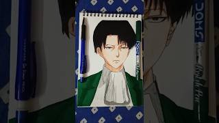 ✨Levi Ackerman✨attackontitandrawingshorts [upl. by Notlef]