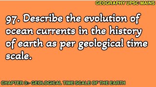 397 Ocean Currents in Earths History  Evolution in Geological Time Scale [upl. by Acinonrev]