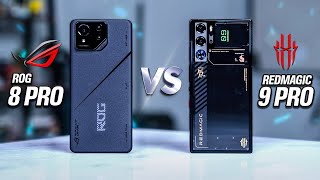 Asus ROG 8 Pro VS Red Magic 9 Pro The Best Gaming Phone [upl. by Resor]