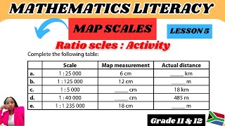 Ratio scales  Maths literacy activity [upl. by Bosson]