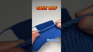 Simple way and elastic way of cast off knitting [upl. by Sihon]